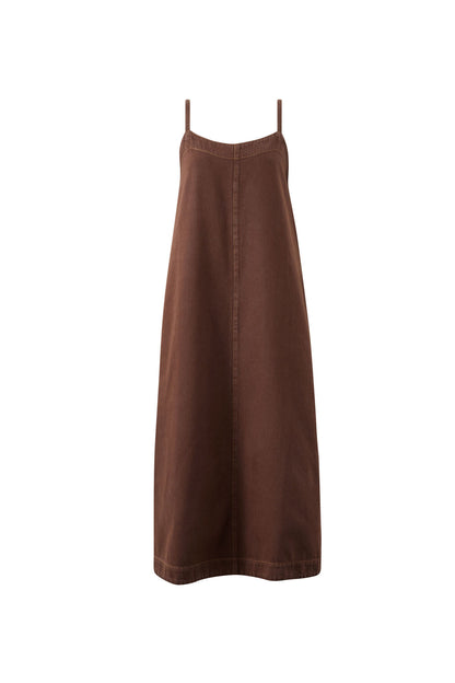 Remy Strappy Midi Dress ~ Chocolate