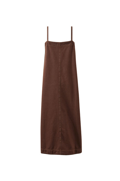 Remy Strappy Midi Dress ~ Chocolate