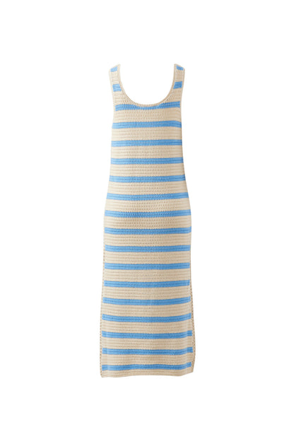 Talulah Knit Tank Midi Dress Blue