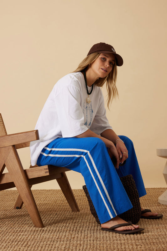 Resort Pant ~ Azure Blue