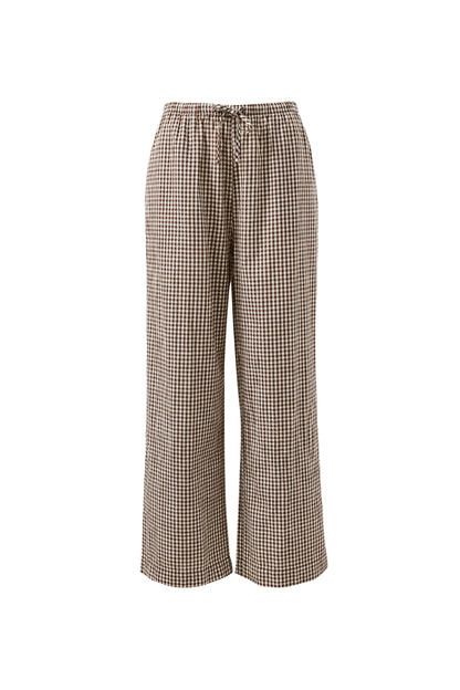 Resort Pant ~ Choc Gingham