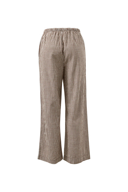 Resort Pant ~ Choc Gingham