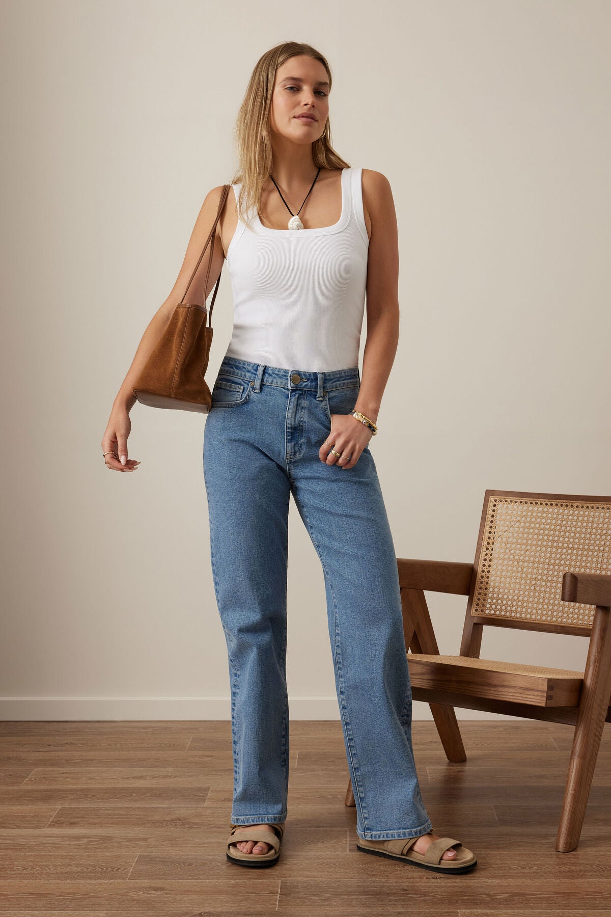 Sydney Straight Leg Jean ~ Vintage Blue