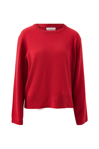 Ness Knit Pullover ~ Chilli