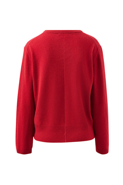 Ness Knit Pullover ~ Chilli