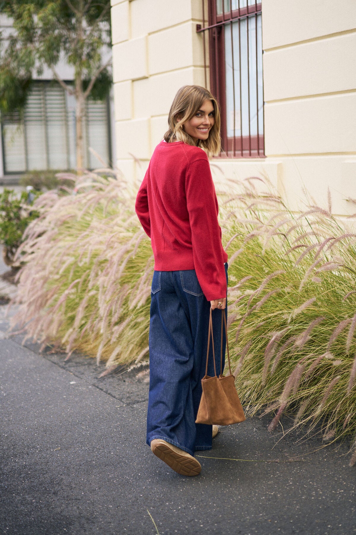 Ness Knit Pullover ~ Chilli