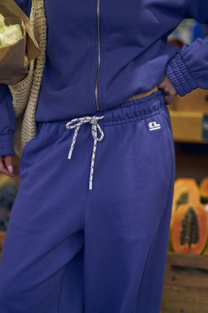 Jenna Tapered Trackpant ~ Washed Navy