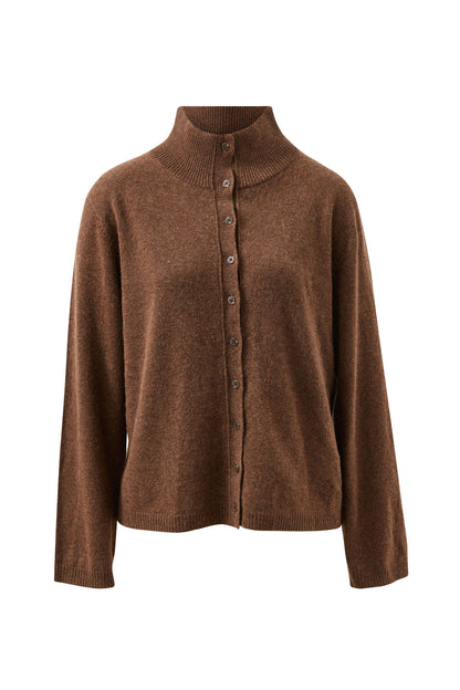 Penny Knit Cardi ~ Choc Marle