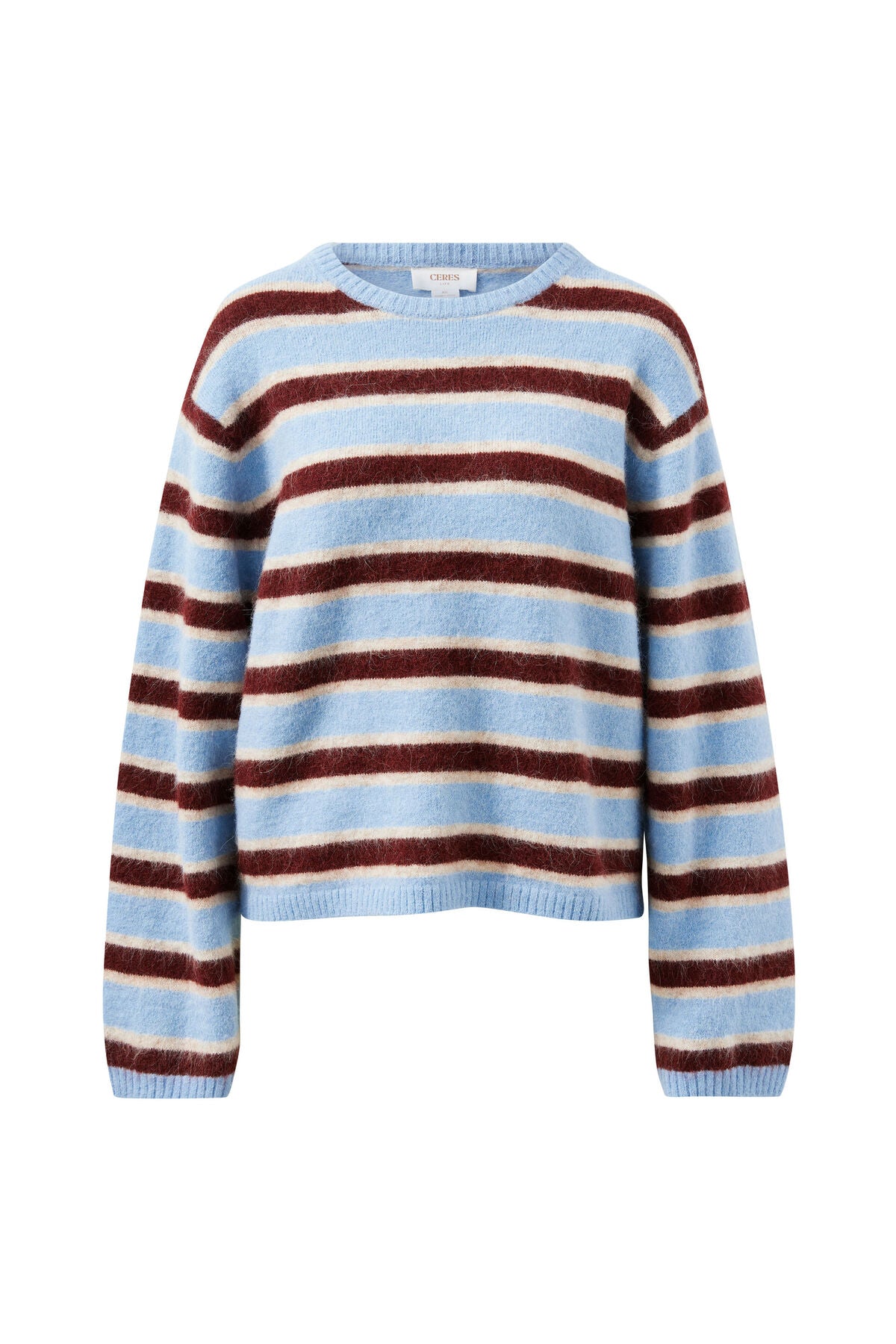 Bonnie Lofty Knit ~ Blue Stripe