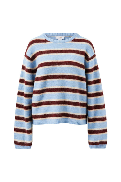 Bonnie Lofty Knit ~ Blue Stripe