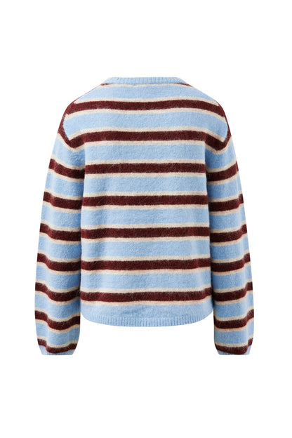 Bonnie Lofty Knit ~ Blue Stripe