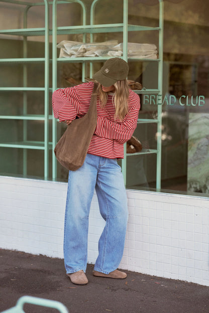 90s Barrel Jean Vintage Blue