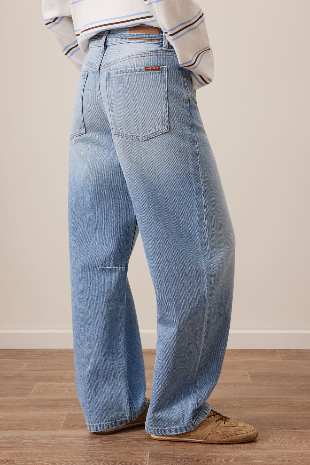 90s Barrel Jean Vintage Blue