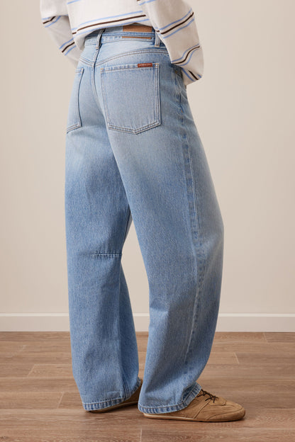 90s Barrel Jean Vintage Blue
