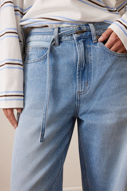 90s Barrel Jean Vintage Blue