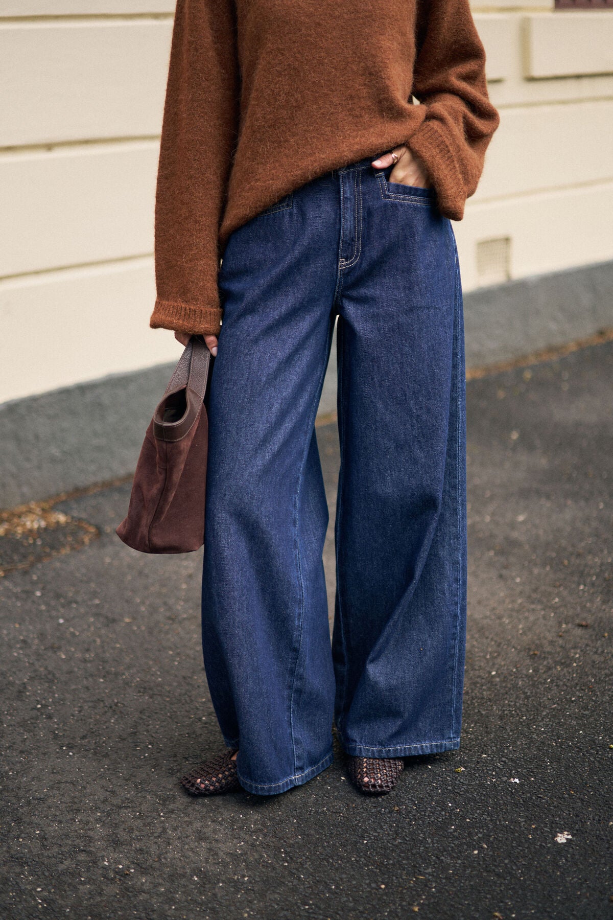 Reese Wide Leg Jean ~ Midnight