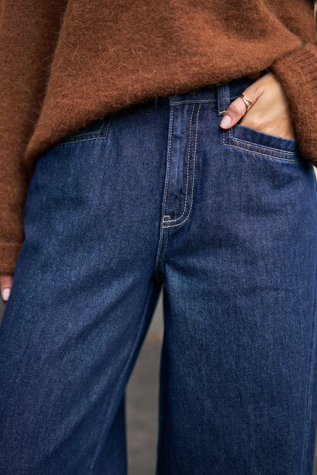 Reese Wide Leg Jean ~ Midnight