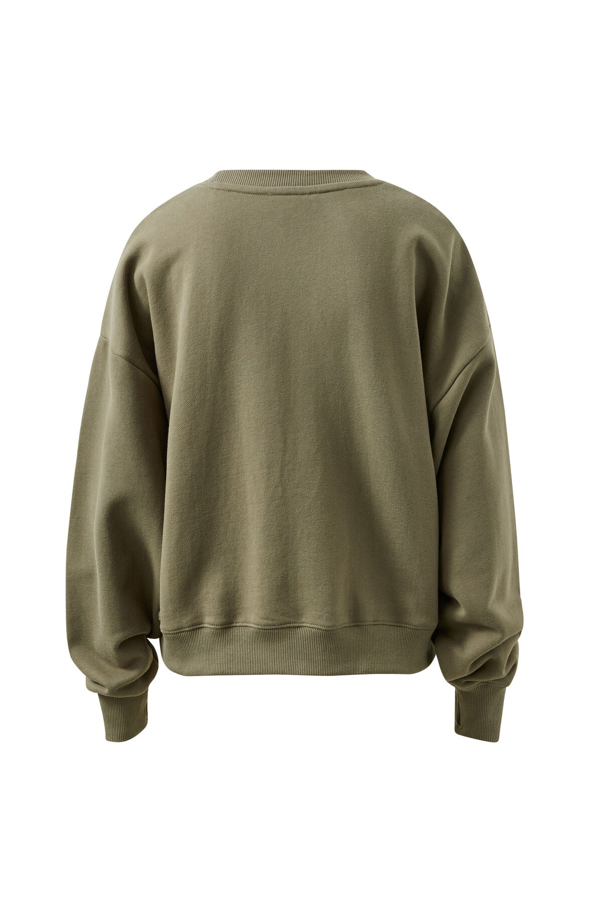 Quinn Slouchy Crew ~ Olive