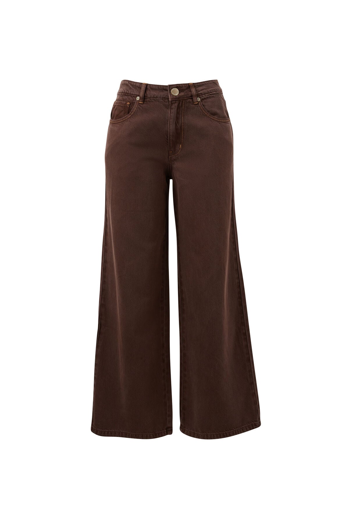 Willow Soft Wide Leg Jean ~ Chocolate
