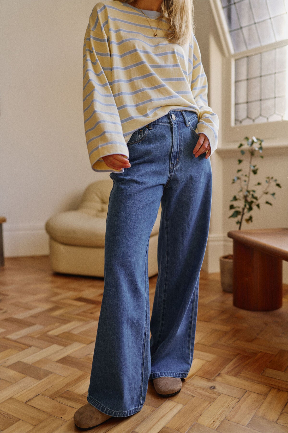 Willow Soft Wide Leg Jean ~ Fresh Indigo