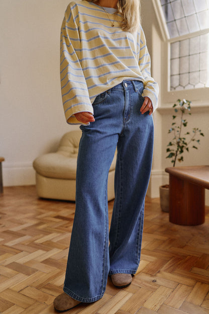 Willow Soft Wide Leg Jean ~ Fresh Indigo