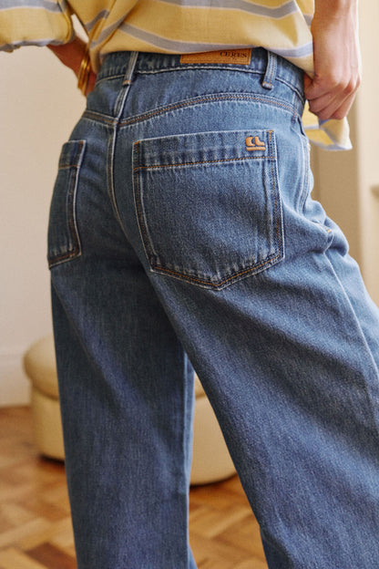 Willow Soft Wide Leg Jean ~ Fresh Indigo