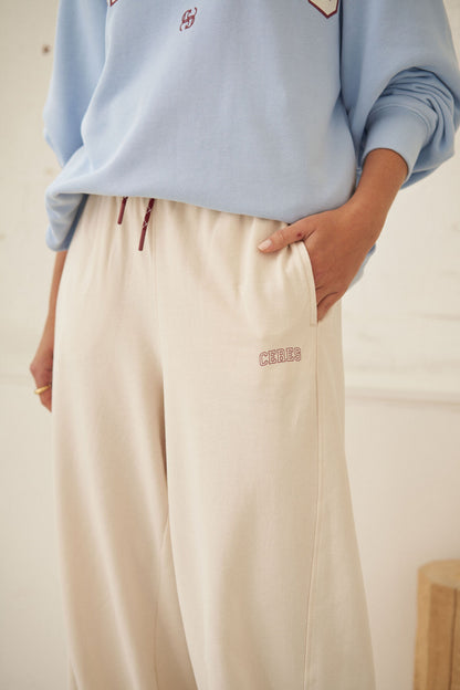 Sophie Relaxed Terry Trackpant ~ Buff