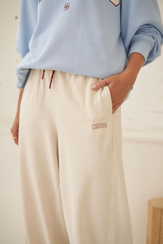 Sophie Relaxed Terry Trackpant ~ Buff