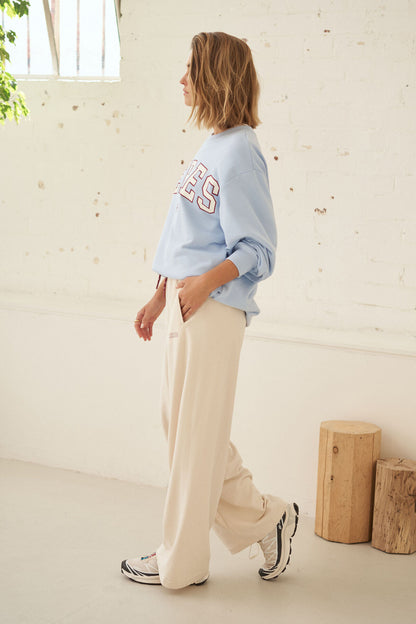 Sophie Relaxed Terry Trackpant ~ Buff