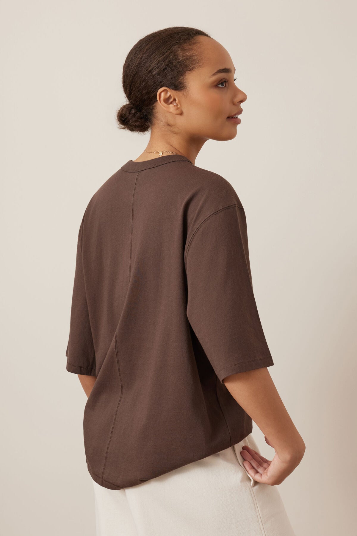 Luna Relaxed Tee ~ Brunette
