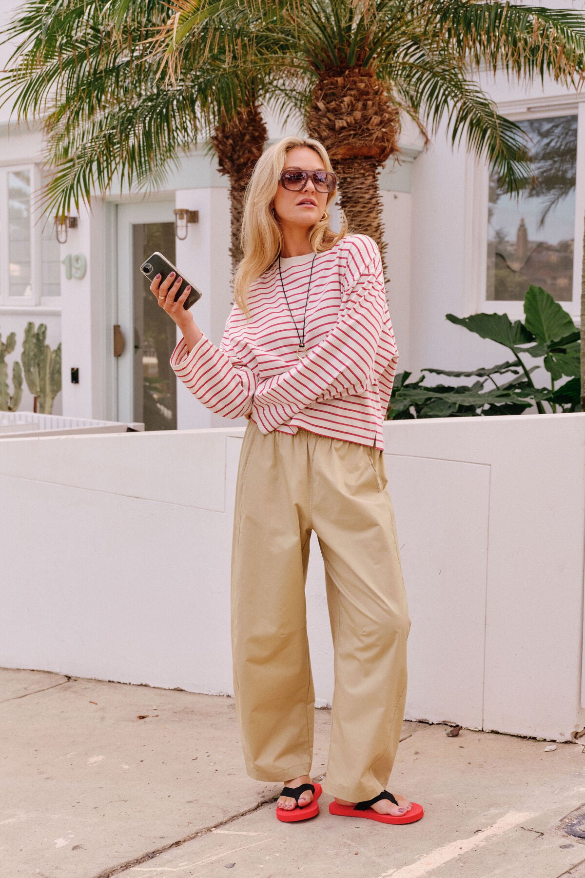 Bella Barrel Pant Burnt Butter