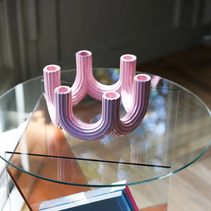 Churros Candle Holder ~ Pink