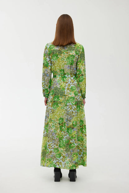 Delilah Dress Floral Haze