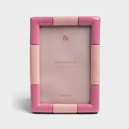 Photo Frame Rift Rectangle Candy Pink