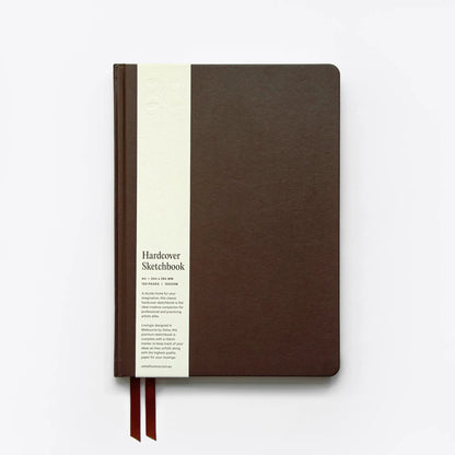 Hard Cover Sketch Book Brown A4