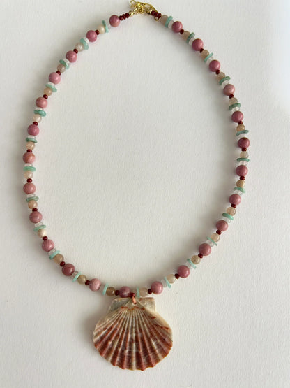 Rhodie Necklace with Shell