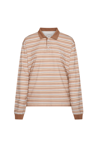 Common Polo - Muted Sunset Stripe