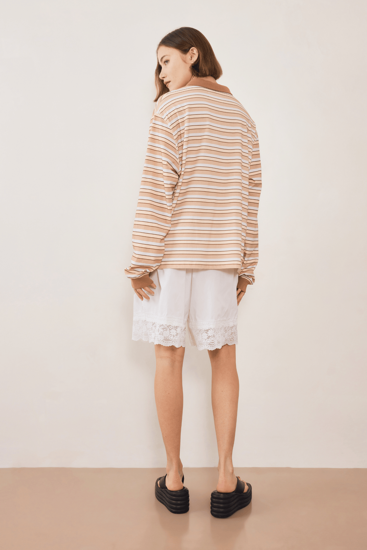 Common Polo - Muted Sunset Stripe