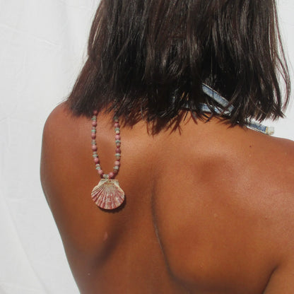 Rhodie Necklace with Shell