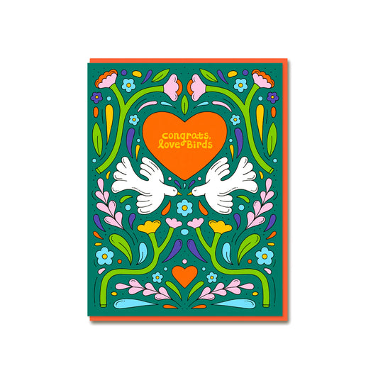 Congrats Love Birds Card