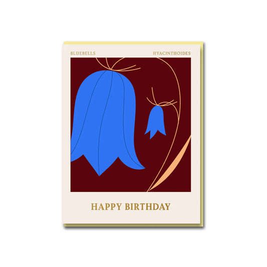 Happy Birthday Bluebell  Card