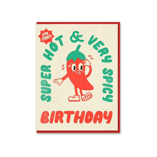 Chilli Birthday Card