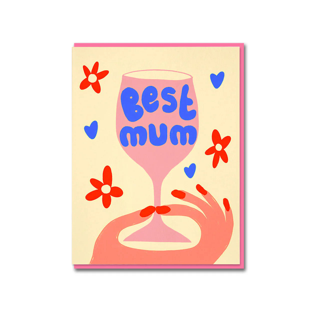 Best Mum Wine Card