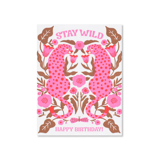 Stay Wild Birthday Card