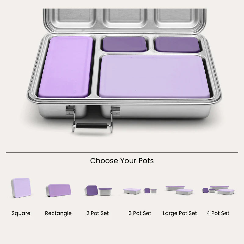 2 Pot Set | Rectangle SnackPots | 70ml each