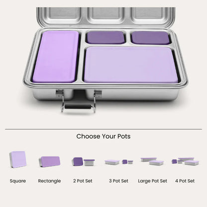 2 Pot Set | Rectangle SnackPots | 70ml each