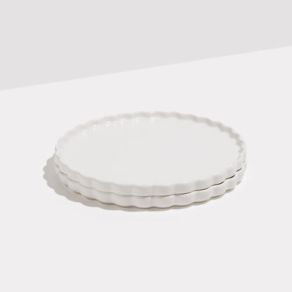 Ceramic Wave Side Plate Set of 2