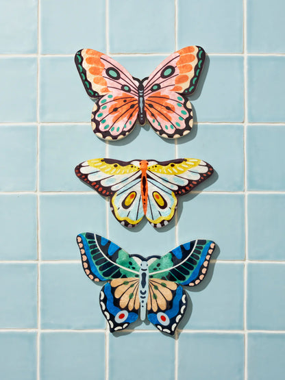 Canopy Butterfly Blue Green Wall Art
