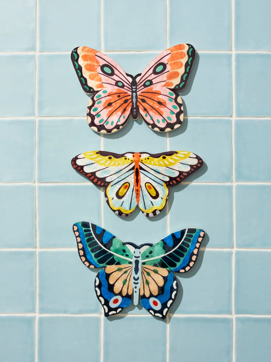 Canopy Butterfly Yellow Wall Art