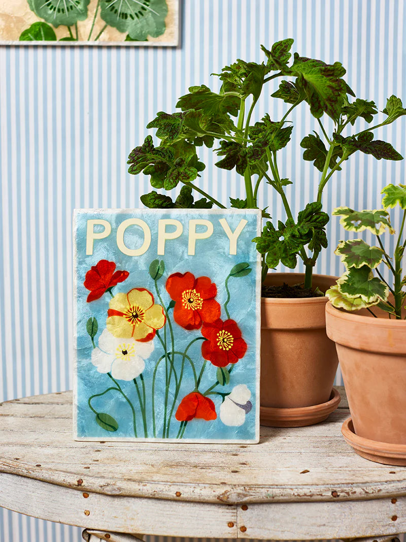 Market Poppy Wall Art